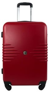 Изображение товара Чемодан пластиковый Airport красный 4 колеса, 25х41х61 см, размер M