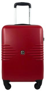 Изображение товара Чемодан пластиковый Airport красный 4 колеса, 21х33х51 см, размер S