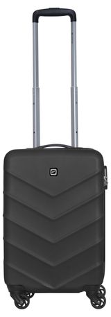 Изображение товара Чемодан жесткий Airport черный 4 колеса, 21х33х51 см, размер S