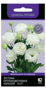 Изображение товара Семена «Поиск» Эустома крупноцветковая Корелли вайт, 5 шт