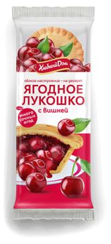 Изображение товара Кекс песочный «Хлебный Дом» Ягодное лукошко с вишней 2 шт, 140 г