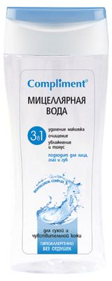 Изображение товара Мицеллярная вода Compliment 3 в 1, 200 мл