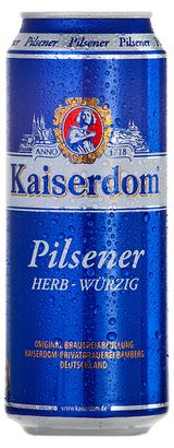 Изображение товара Пиво Kaiserdom Pilsener Herb-Wurzig светлое 4,7%, 500 мл