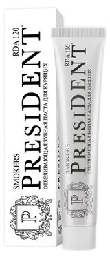 Изображение товара Зубная паста President Smokers для курящих, 75 мл