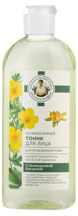 Изображение товара Тоник для лица «Рецепты Бабушки Агафьи» Салициловый для проблемной кожи, 270 мл