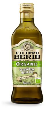 Изображение товара Масло оливковое Filippo Berio Extra Virgin Organic нерафинированное Италия, 500 мл