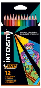 Изображение товара Цветные карандаши BIC Intensity, 12 цветов
