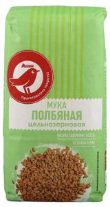 Изображение товара Мука полбяная АШАН Красная птица, 500 г
