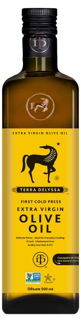 Изображение товара Масло оливковое Terra Delyssa Extra Virgin нерафинированное высшего качества Тунис, 500 мл
