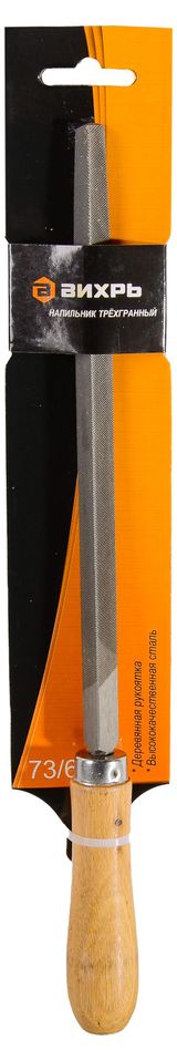 Изображение товара Напильник трехгранный «Вихрь», 200 мм