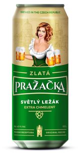 Изображение товара Пиво Prazacka Zlata светлое фильтрованное, 500 мл
