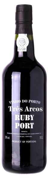 Изображение товара Портвейн Tres Arcos Ruby Port красный сладкий Португалия, 0,75 л