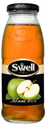 Изображение товара Сок Swell яблочный, 0,25 л