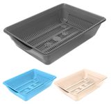 Изображение товара Туалет для кошек Gamma высокий с цветной сеткой, 35х25х9 см