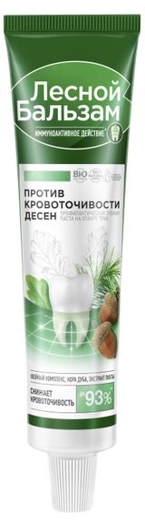 Изображение товара Зубная паста «Лесной Бальзам» На отваре трав с корой дуба при кровоточивости десен, 50 мл