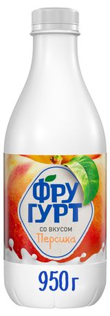 Изображение товара Напиток кисломолочный «Фругурт» со вкусом персика БЗМЖ, 950 г