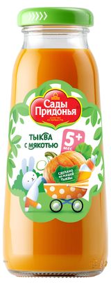 Изображение товара Нектар «Сады Придонья» тыквенный с 5 месяцев, 200 мл