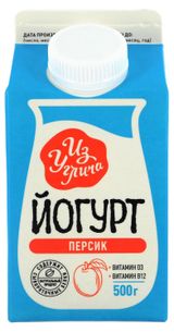 Изображение товара Йогурт питьевой «Из Углича» персик 1,5% БЗМЖ, 500 г
