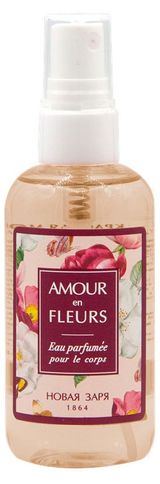 Изображение товара Душистая вода для тела женская «Новая Заря» Amour en fleurs, 100 мл