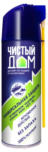 Изображение товара Аэрозоль от насекомых «Чистый дом», 150 мл