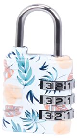 Изображение товара Замок кодовый для чемодана Airport Листья, 8,5х14,5 см