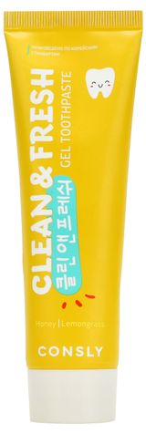 Изображение товара Зубная паста CONSLY Clean&Fresh лемонграсс и мед, 105 г