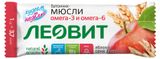 Изображение товара Батончик мюсли «ЛЕОВИТ» с яблоком и семя льна, 30 г