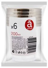 Изображение товара Набор одноразовых стаканов Actuel, 6х200 мл