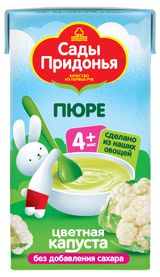 Изображение товара Пюре «Сады Придонья» цветная капуста с 4 мес., 125 г