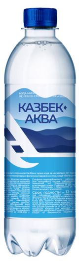 Изображение товара Вода минеральная «Казбек-Аква» с газом, 500 мл