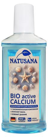 Изображение товара Ополаскиватель для полости рта Natusana bio calcium, 250 мл
