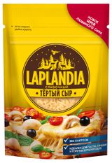 Изображение товара Сыр полутвердый сливочный тертый Laplandia без лактозы в пакете 45% БЗМЖ, 150 г