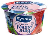 Изображение товара Йогурт Viola Very Berry ложковый c клубникой черникой микс 2.6%, 180 г