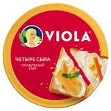 Изображение товара Сыр плавленый Viola четыре сыра треугольники 45% БЗМЖ, 130 г