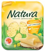 Изображение товара Сыр полутвердый Natura Сливочный 45% нарезка БЗМЖ, 150 г