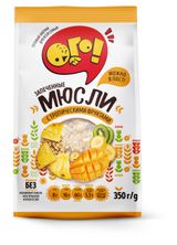 Изображение товара Мюсли запеченные «ОГО!» с тропическими фруктами, 350 г