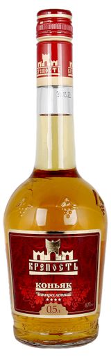 Изображение товара Коньяк «Крепость» выдержанный Россия, 0,5 л