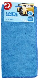 Изображение товара Салфетка для автомобиля АШАН Красная птица Универсальная из микрофибры, 30х30 см