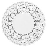 Изображение товара Салфетки ажурные одноразовые белые 50листов, 16 см