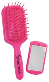 Изображение товара Щетка массажная для волос Studio Style с зеркалом
