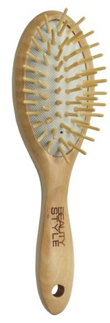 Изображение товара Щетка для волос Studio Style из дерева лотоса с деревянными зубчиками