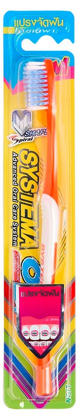 Изображение товара Зубная щетка Lion Systema Medium Head с V-образной щетиной