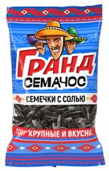 Изображение товара Семечки подсолнечника «Семачос» гранд с солью жареные, 200 г