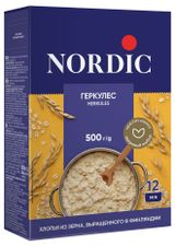 Изображение товара Хлопья овсяные Nordic геркулес финский, 500 г