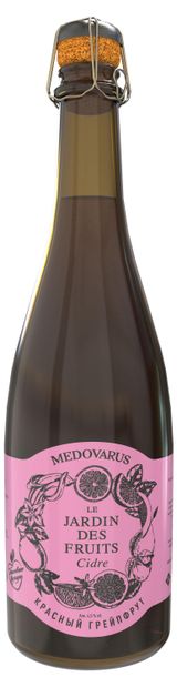 Изображение товара Медовуха Medovarus Грейпфрут 4,5%, 0,75 л