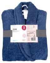 Изображение товара Халат Actuel махровый синий унисекс, S-M