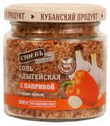 Изображение товара Соль адыгейская «Стоевъ» с паприкой, 160 г