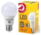 Изображение товара Лампа АШАН Красная птица светодиодная LED груша теплый свет, 12W Е27