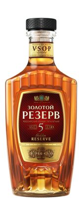 Изображение товара Коньяк «Золотой Резерв» 5 звезд Россия, 0,5 л