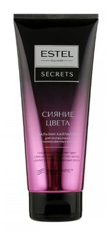 Изображение товара Бальзам-хайлайтер для волос Estel Secrets Сияние цвета для окрашенных и мелированных волос, 200 мл